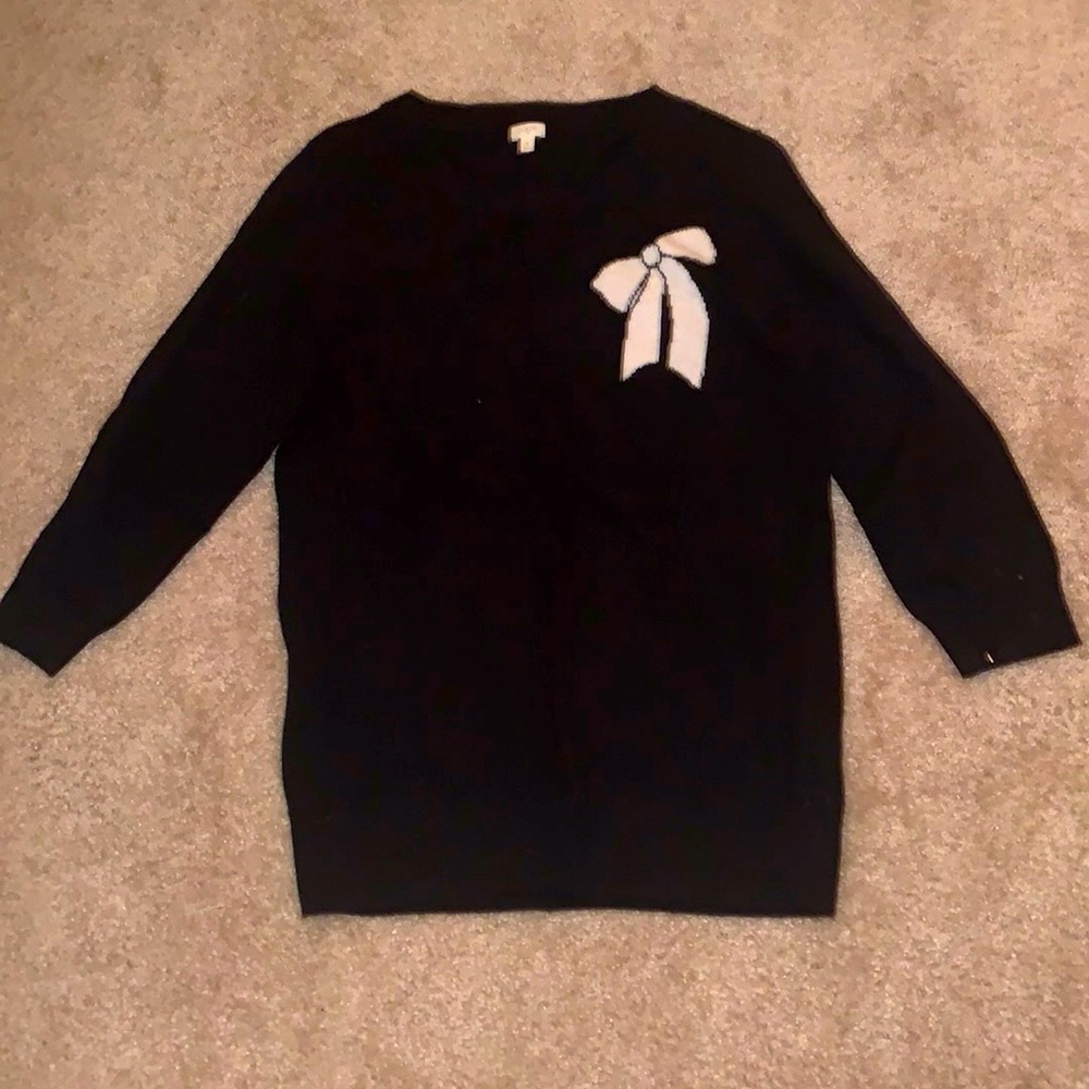J.Crew bow sweater, S